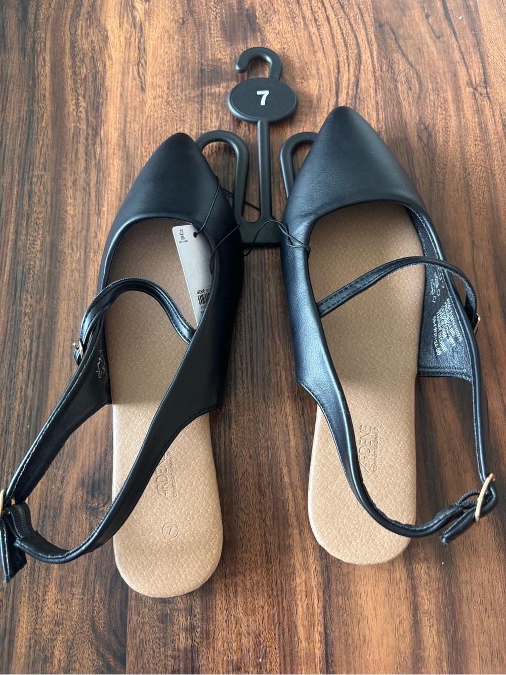 Black sling black flat shoes - Ardene - Picture 2 of 3